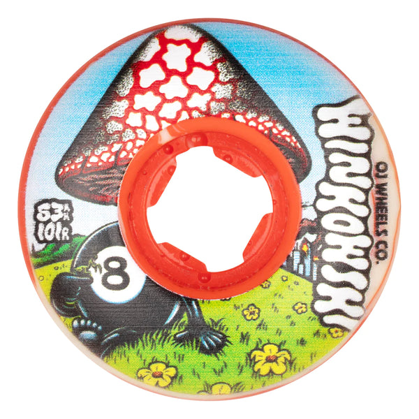 OJ - Erick Winkowski Mushroom Elite Red White Swirl EZ EDGE 101a Wheels (53mm)
